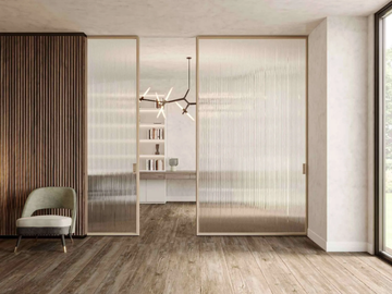 LADY - Wood and glass door by CARMINATI SERRAMENTI - view 2